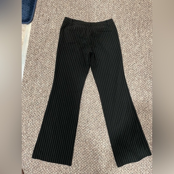 🎈3/$15 Star City Black and White Pinstripe Flare Pants - Picture 4 of 4